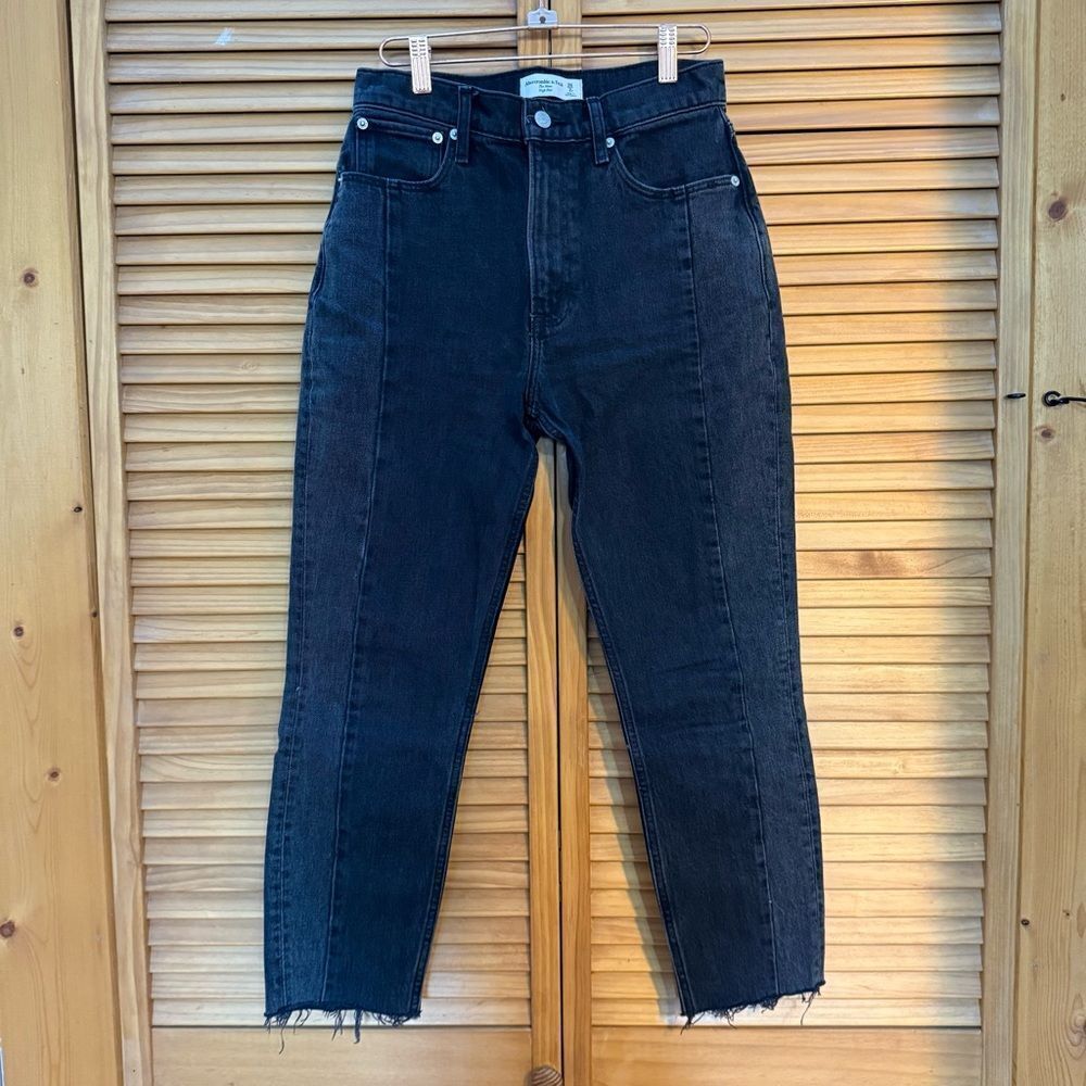Abercrombie & Fitch High Rise black jeans size 2short